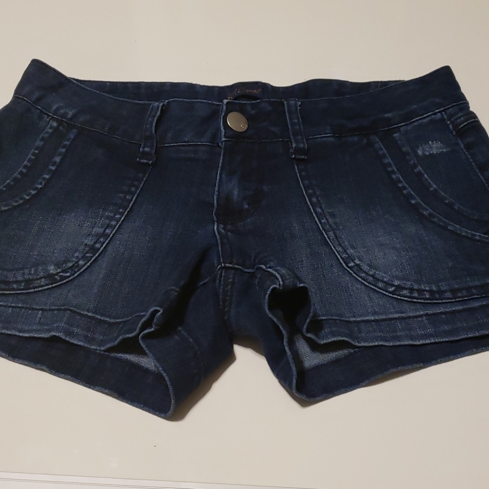 Red Camel Dark Denim Shorts